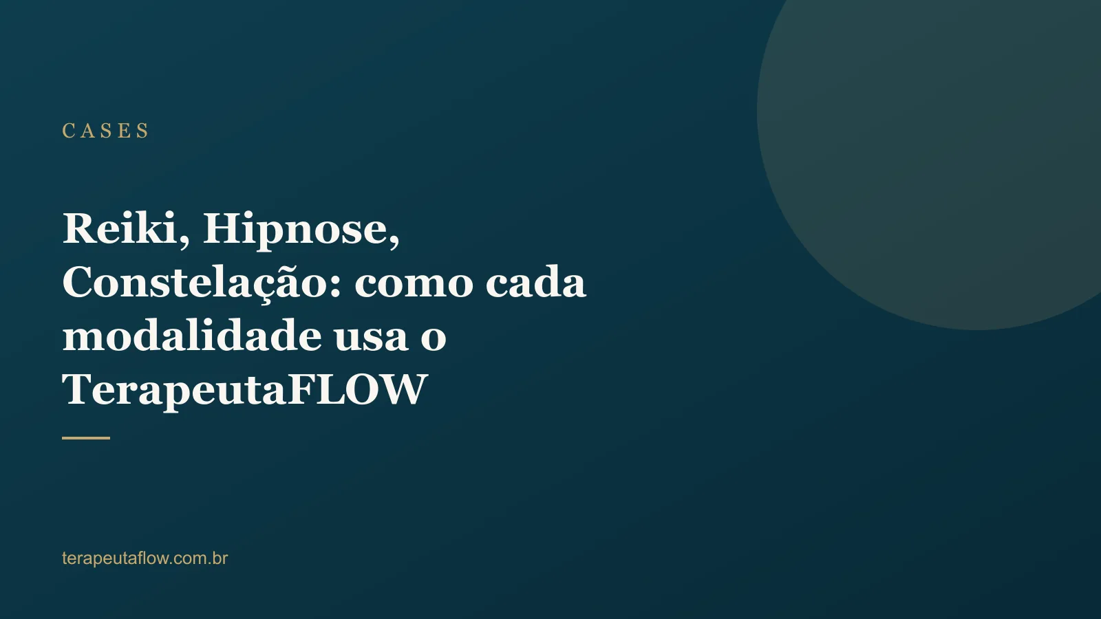 Arte do artigo sobre uso do TerapeutaFLOW por modalidade de terapia